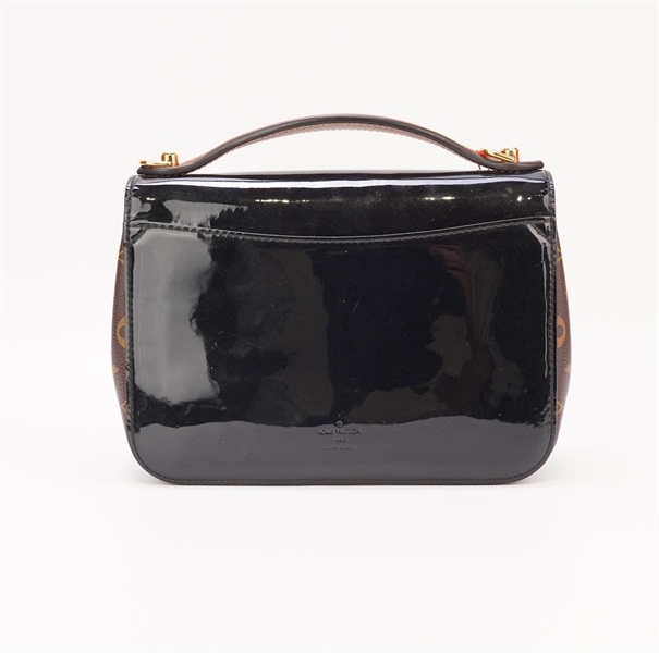 Túi LV đen bóng size 20cm +