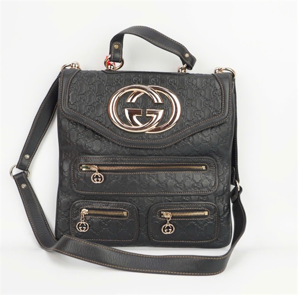 Túi GG logo lớn 3 khoá kéo size 24 ++