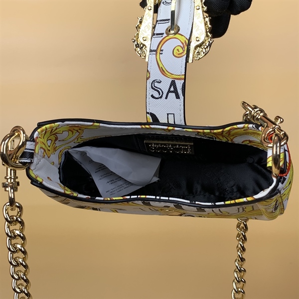 Túi Versace Trắng Vàng Đen KG+