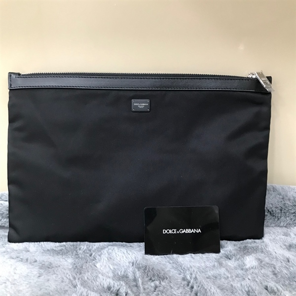 Túi Clutch D&G Đen Hình GĐ KG+