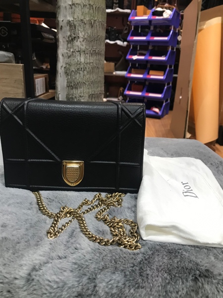 Túi Dior WOC đen +