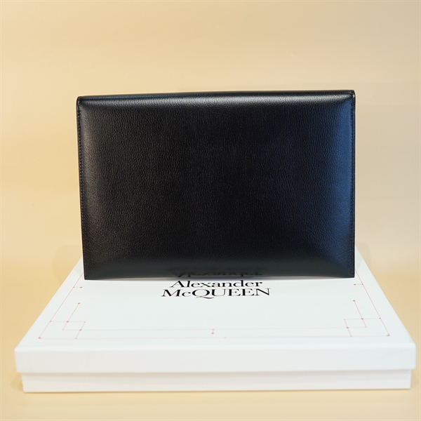Túi Alexander McQueen Đen Clutch KG+