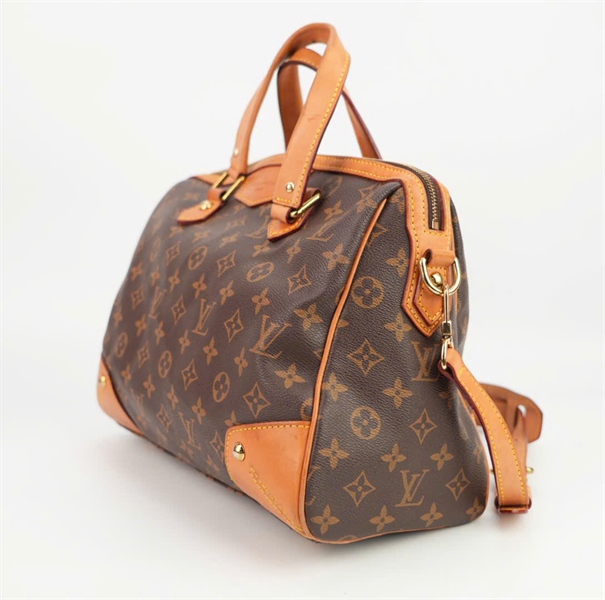 Túi LV hoa nâu viền nâu size 22 ++