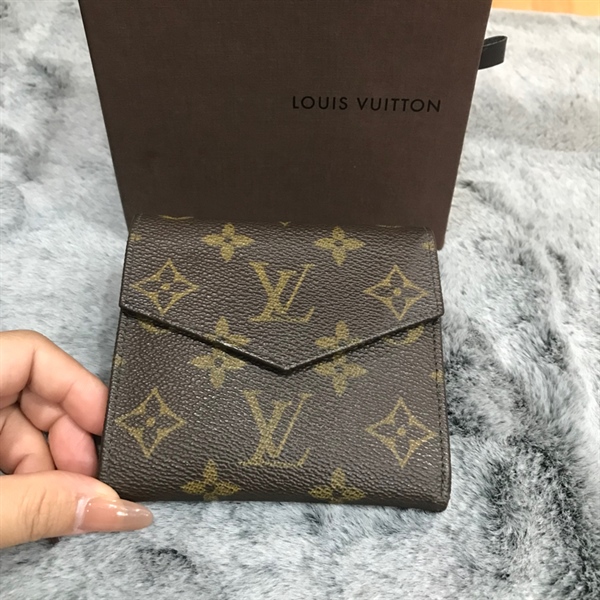Ví LV hoa nâu 2 mặt +