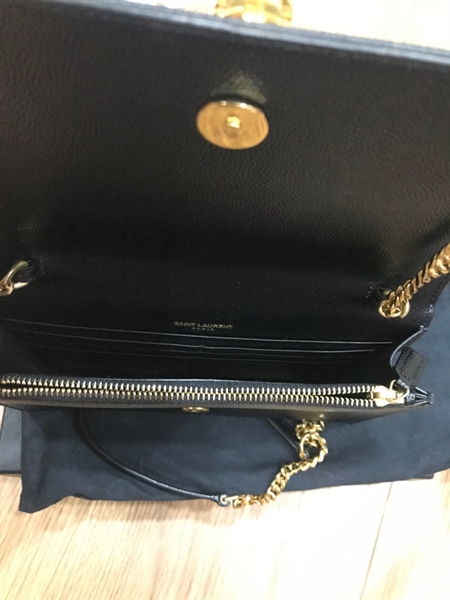 Túi YSL đen tua rua +