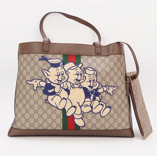 Túi GG tote 3 con heo +