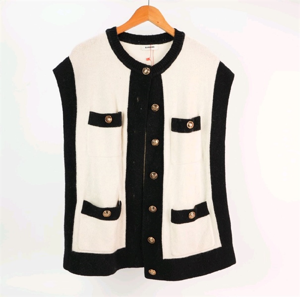 Áo khoác Sandro trắng KG+