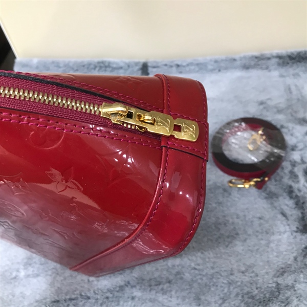 Túi LV Alma đỏ bóng 24cm +