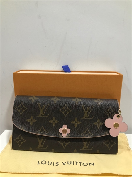 Ví Dài LV Nút Hoa Hồng+