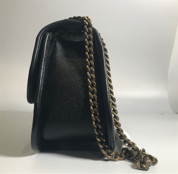 Túi moschino khoá sư tử vàng KG+