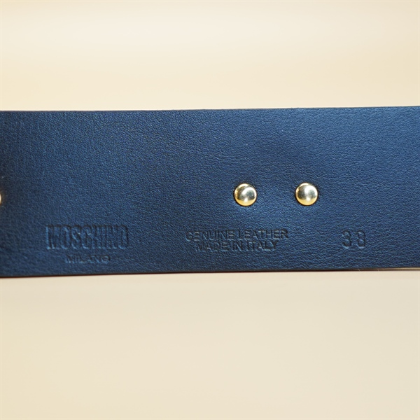 Thắt Lưng Moschino Đen KG+