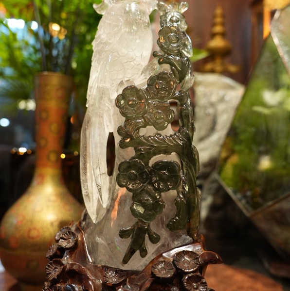 Tác phẩm vẹt ưu linh xanh 843492 +