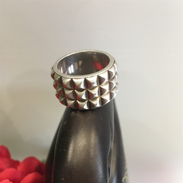 Nhẫn bạc Hermes KG+