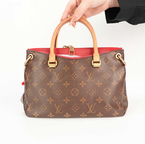 Túi LV hoa nâu viền đỏ size 27 KG+