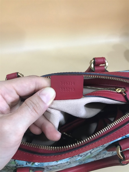 Túi Speedy GG Hoa Xanh+