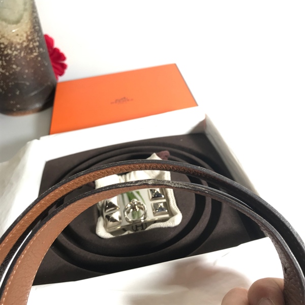 Thắt lưng Hermes đen KG+