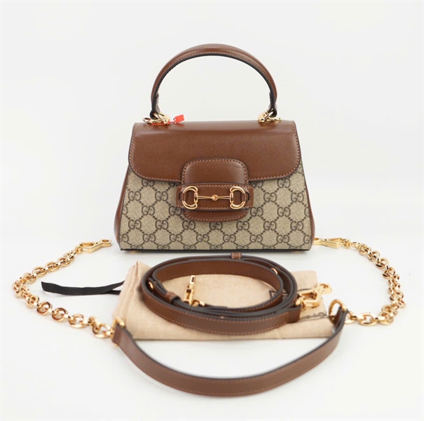 Túi GG 1955 nâu 2 strap size 20 TB+