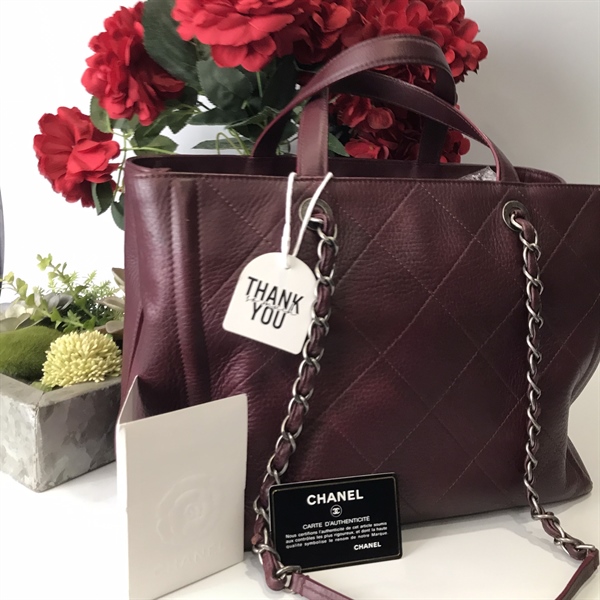 Túi Chanel đỏ đô KG+