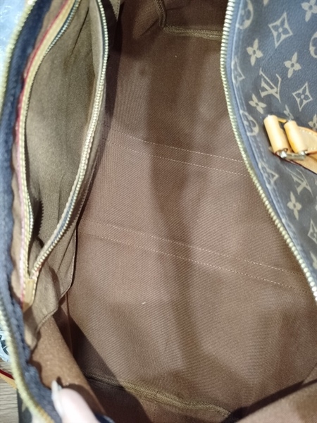 Túi LV Hoa Nâu Có Charm+