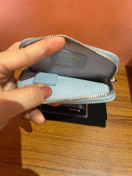 Ví Chanel xanh dương +