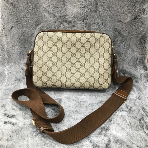 Túi GG đeo chéo nâu KG+