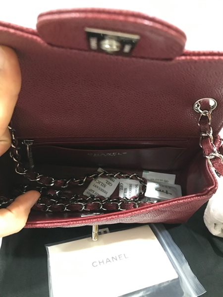 Túi Chanel Màu Đỏ Đô+