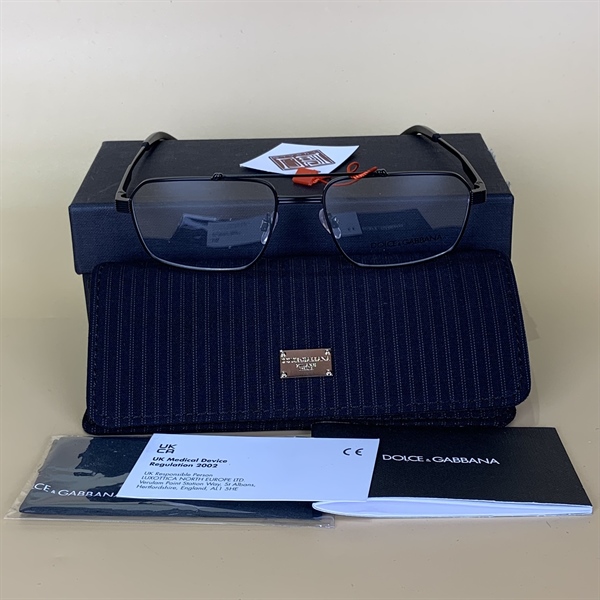 Kính D&G gọng đen mảnh KG+