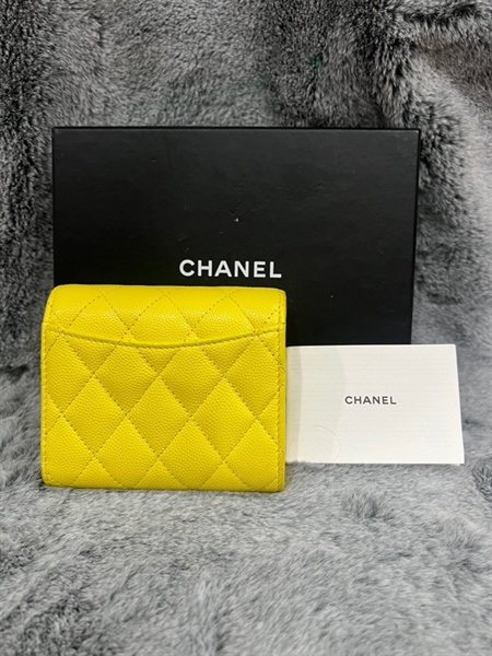 Ví chanel vàng chanh+