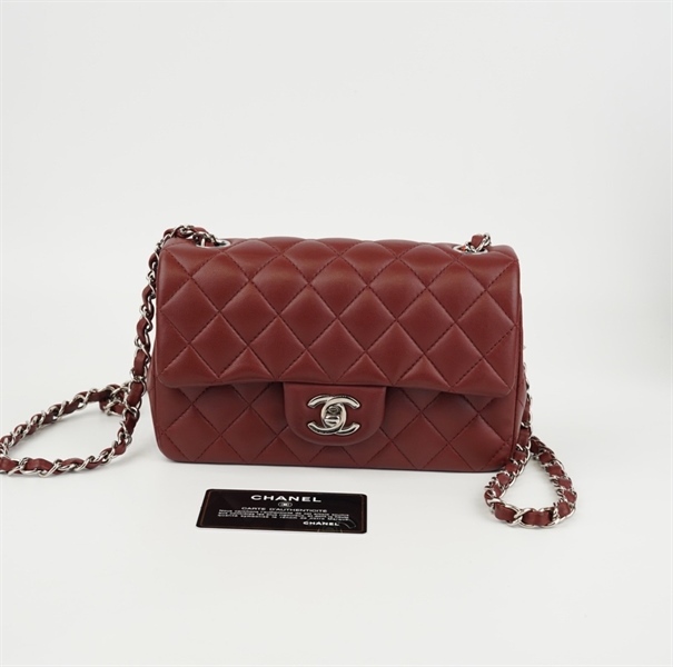 Túi chanel đỏ đô KG+