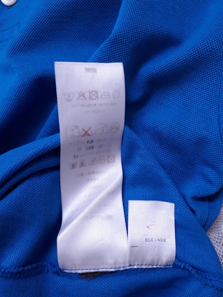 Áo thun LV có cổ màu xanh dương KG+