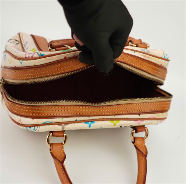 Túi LV hoa màu quai nâu size 24 ++