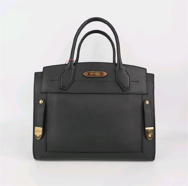 Túi LV den khóa vàng sz 30cm KG+