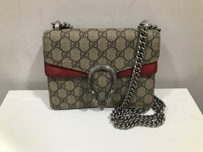 Túi GUCCI Đầu rồng Lòng đỏ KG+