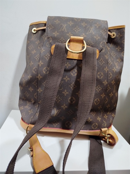 Balo LV Hoa nâu Vàng Đậm 35cm+