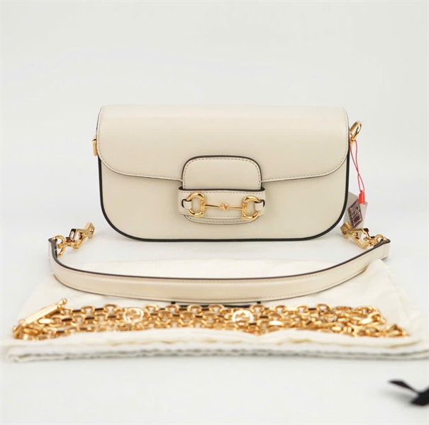 Túi GG 1955 màu trắng 2 strap size 20 TB+