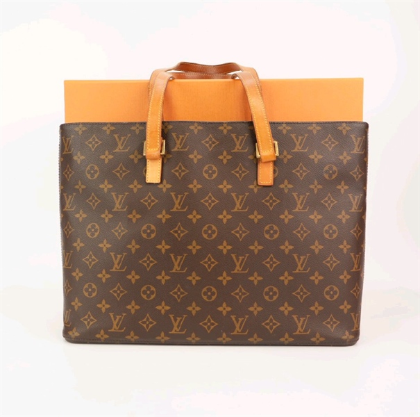 Túi LV tote hoa nâu sz40 KG+