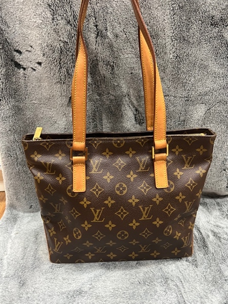 Túi tote LV hoa nâu KG+