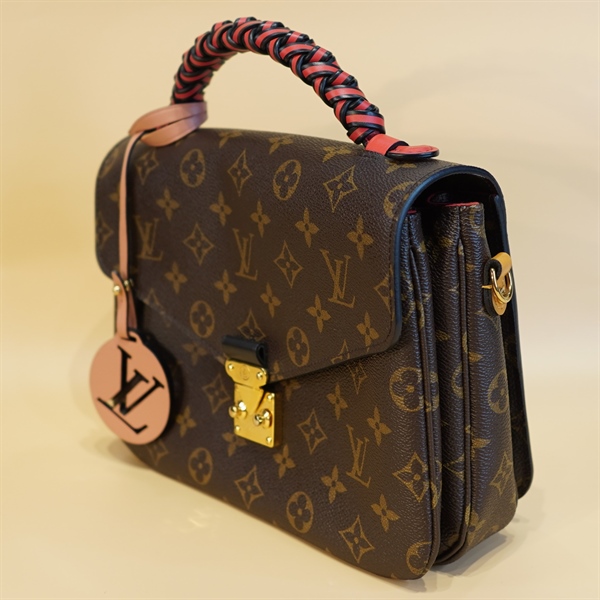 Túi LV Metis hoa nâu quai đan chéo KG+