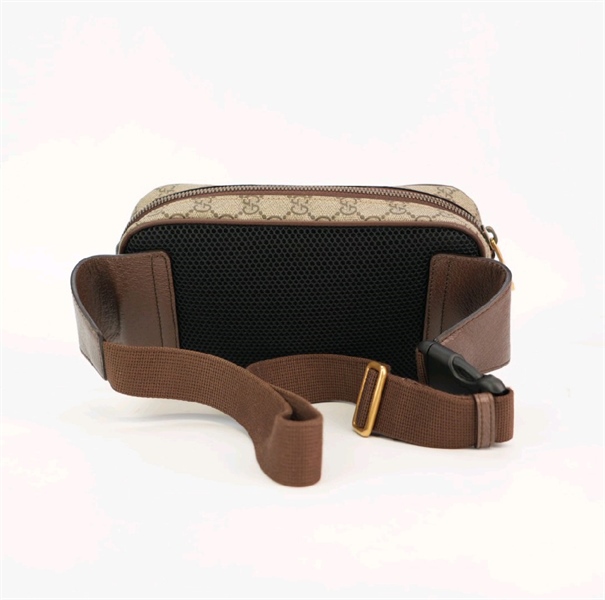 Túi GG viền nâu phối 3 sọc KG+