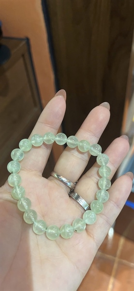 Vòng tay phong thuỷ đá xanh lá (433655)+