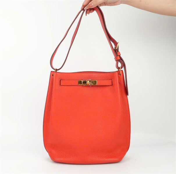 Túi Hermes màu cam size 30 KG+