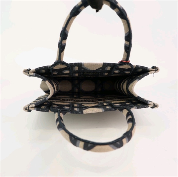 Túi Dior tote xám xanh KG+