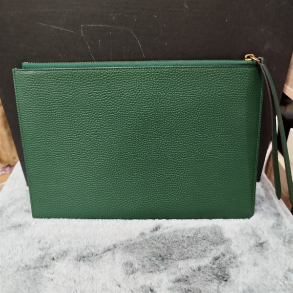 Túi Clutch GG xanh hình mặt mèo vàng ++