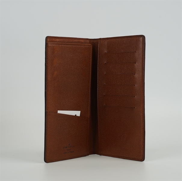 Ví dài LV hoạ tiết hoa nâu +