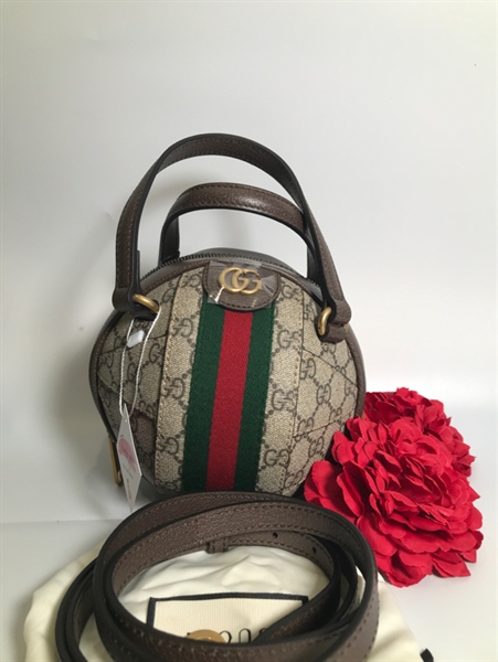 Túi GG tròn xám KG+