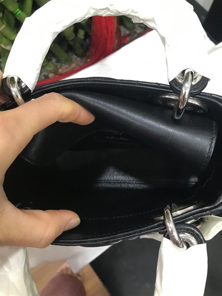 Túi Lady Dior Đen+