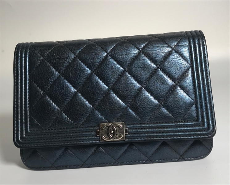 Túi chanel xanh đen nhỏ KG +