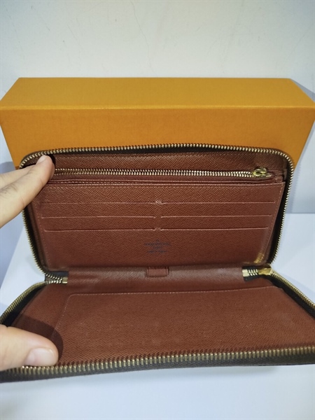 Ví LV Hoa Nâu Bản Lớn lòng nâu+