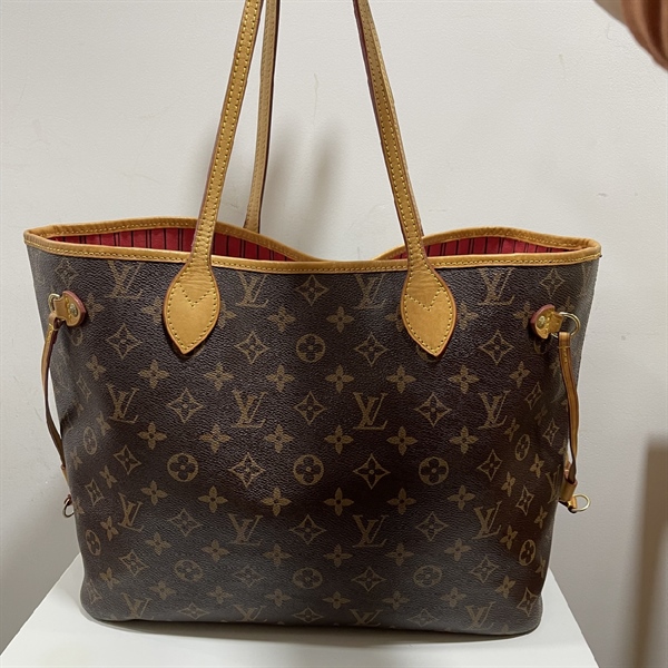 Túi Never full LV Lòng Đỏ+