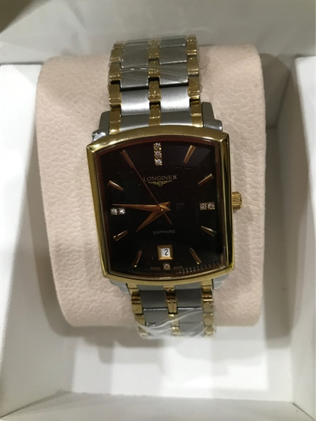 Đồng hồ nam mặt vuông Longines KG+